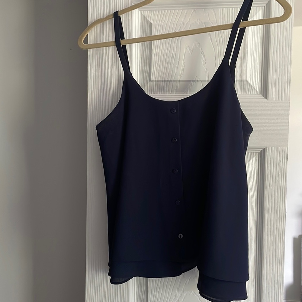 Navy blue tank top